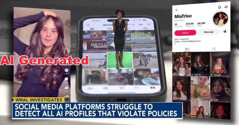 The 'influencer who doesn’t exist': Social media platforms struggle to detect AI profiles